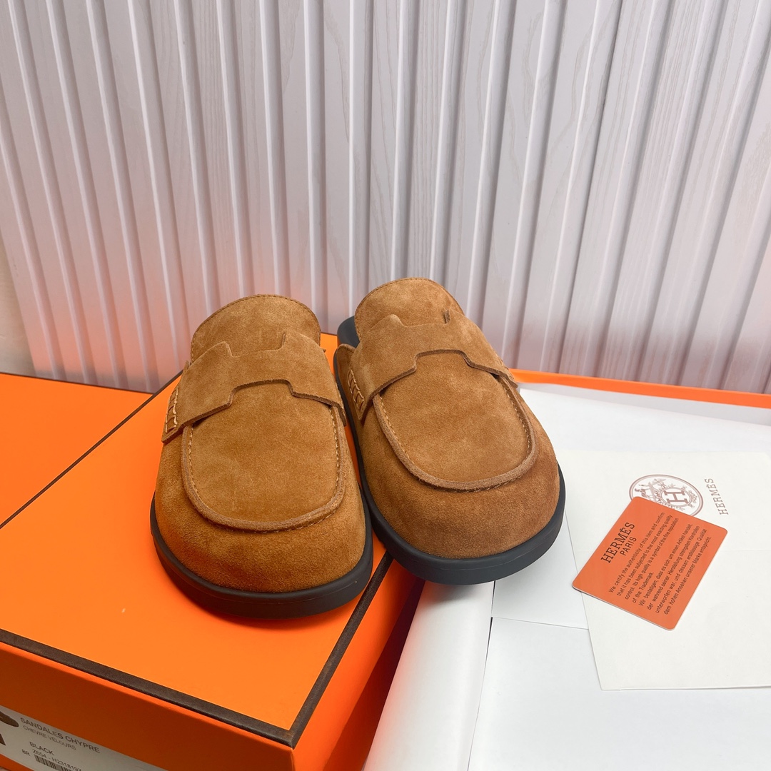 Cheap Hermes Slippers For Men in 233956, $60 USD- [IB233956] - Replica Hermes Slippers For Men