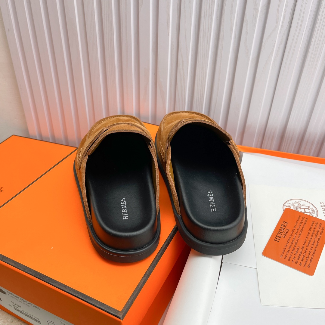 Cheap Hermes Slippers For Men in 233956, $60 USD- [IB233956] - Replica Hermes Slippers For Men