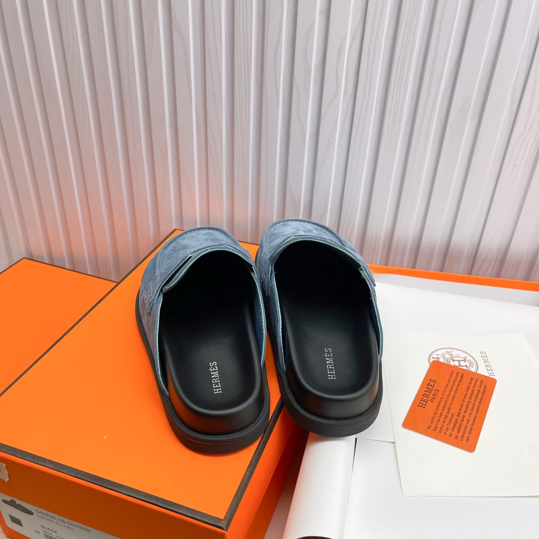 Cheap Hermes Slippers For Men in 233957, $60 USD- [IB233957] - Replica Hermes Slippers For Men