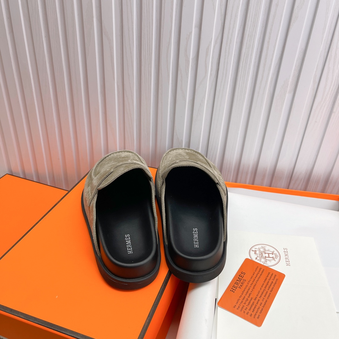 Cheap Hermes Slippers For Men in 233959, $60 USD- [IB233959] - Replica Hermes Slippers For Men
