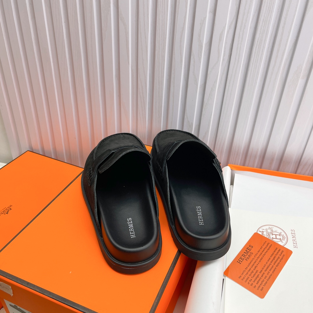 Cheap Hermes Slippers For Men in 233960, $60 USD- [IB233960] - Replica Hermes Slippers For Men