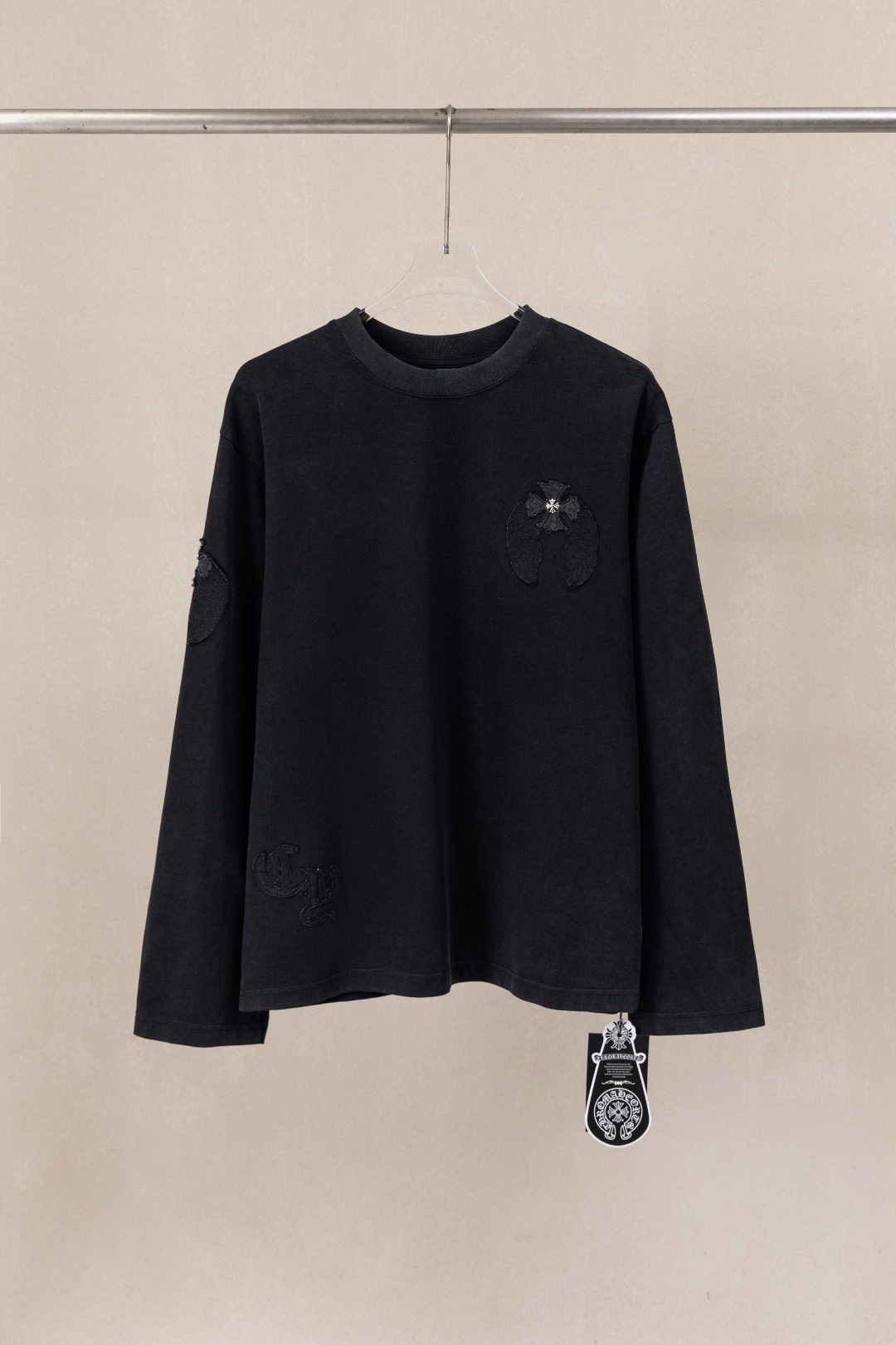 Cheap Chrome Hearts Long-Sleeved T-shirts in 234020, $40 USD- [IB234020] - Replica Chrome Hearts Long-Sleeved T-shirts