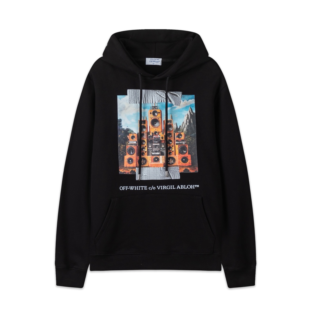 Cheap Off White Hoodies for Men in 234136, $45 USD- [IB234136] - Replica Off White Hoodies for Men