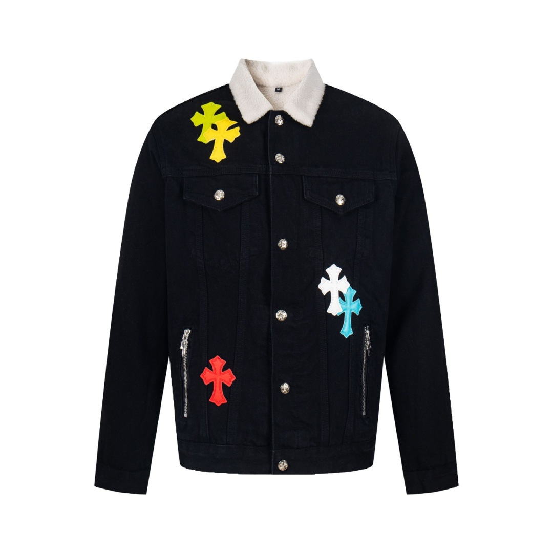 Cheap Chrome Hearts Jackets in 234143, $70 USD- [IB234143] - Replica Chrome Hearts Jackets