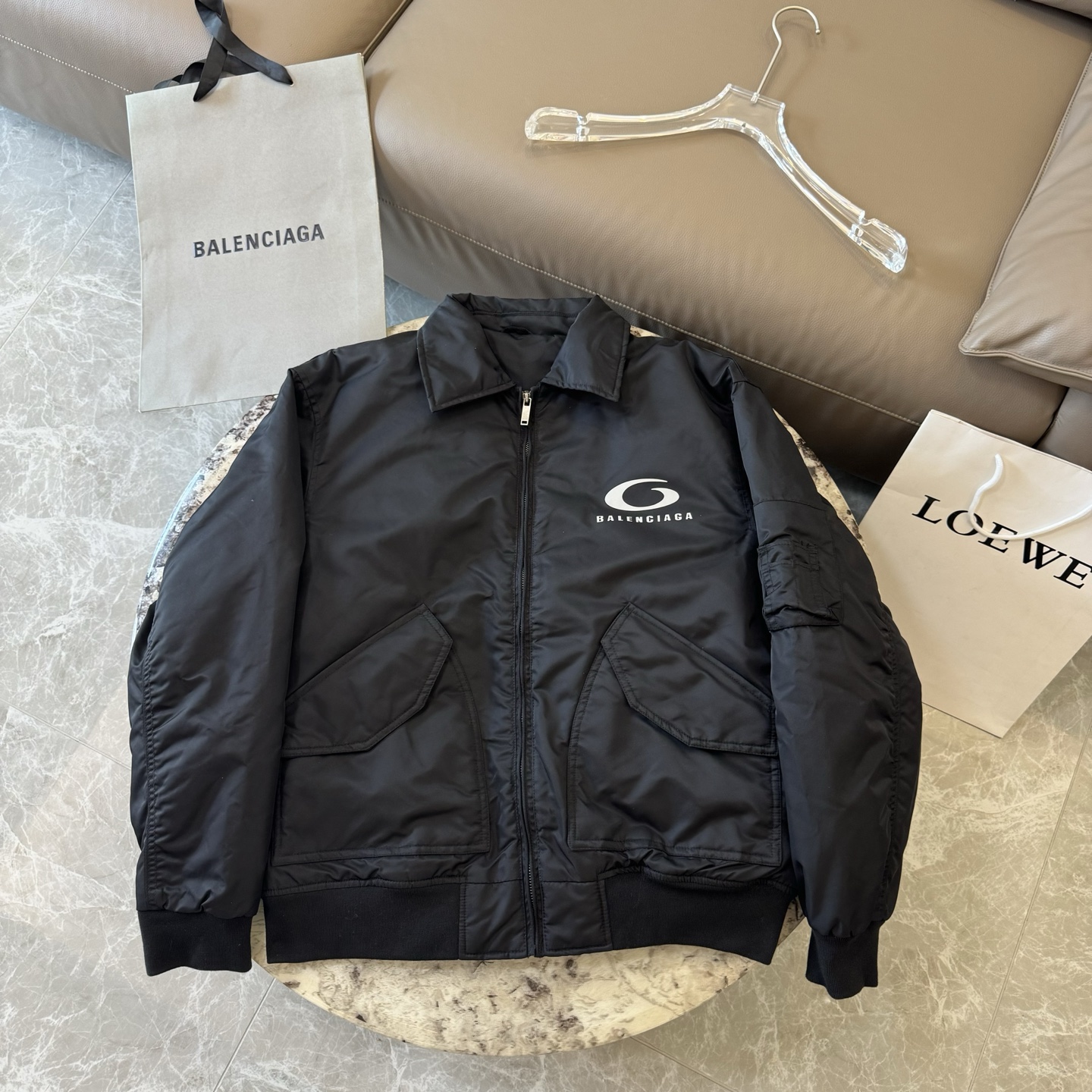 Cheap Balenciaga Jackets for Men in 234153, $90 USD- [IB234153] - Replica Balenciaga Jackets for Men