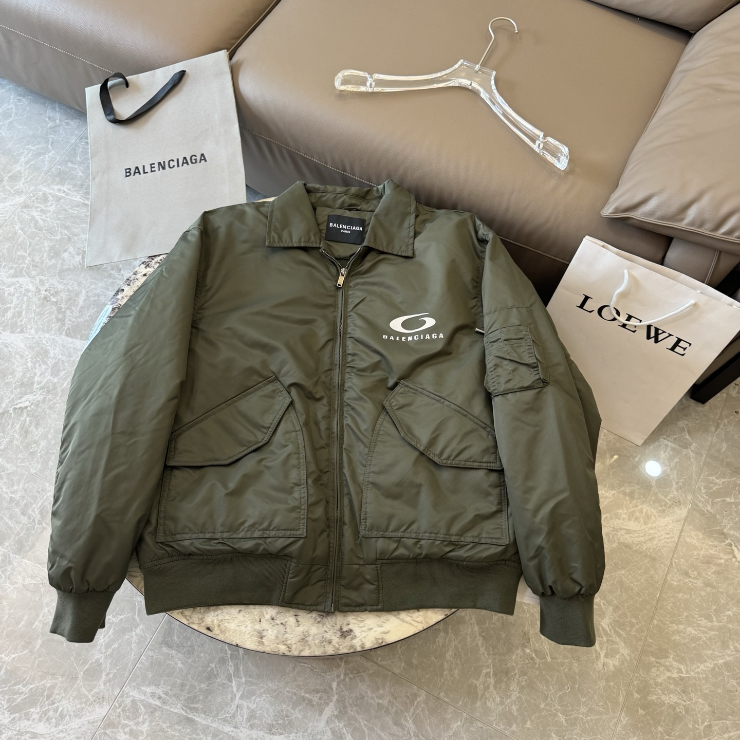 Cheap Balenciaga Jackets for Men in 234154, $90 USD- [IB234154] - Replica Balenciaga Jackets for Men