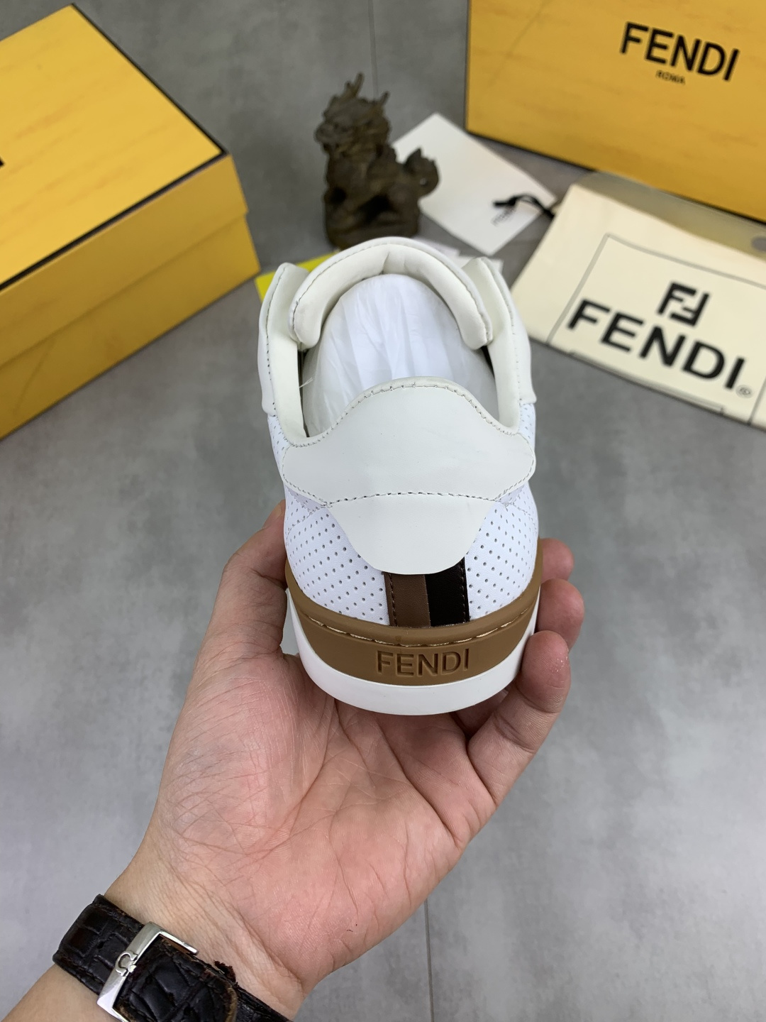 Cheap Fendi Sneakers For Men in 234325, $85 USD- [IB234325] - Replica Fendi Sneakers For Men
