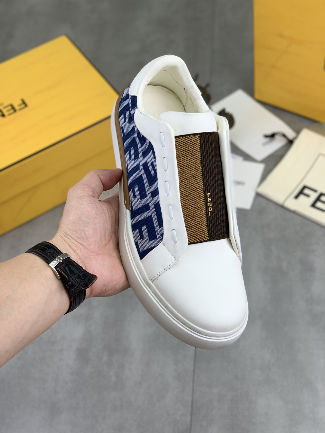 Cheap Fendi Sneakers For Men in 234327, $85 USD- [IB234327] - Replica Fendi Sneakers For Men