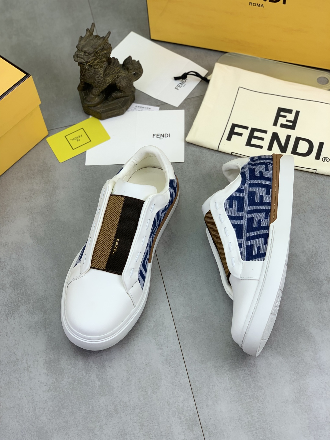 Cheap Fendi Sneakers For Men in 234327, $85 USD- [IB234327] - Replica Fendi Sneakers For Men