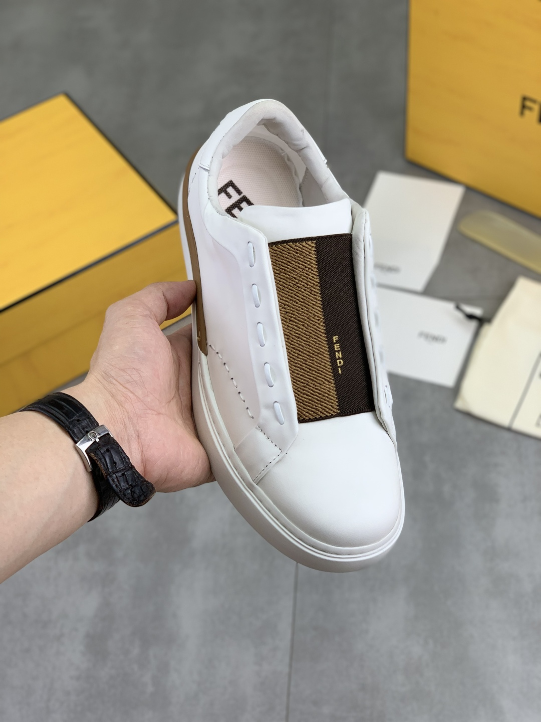 Cheap Fendi Sneakers For Men in 234330, $85 USD- [IB234330] - Replica Fendi Sneakers For Men