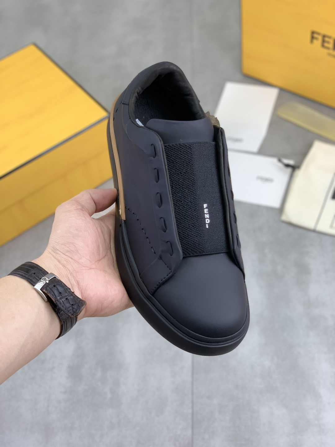 Cheap Fendi Sneakers For Men in 234331, $85 USD- [IB234331] - Replica Fendi Sneakers For Men