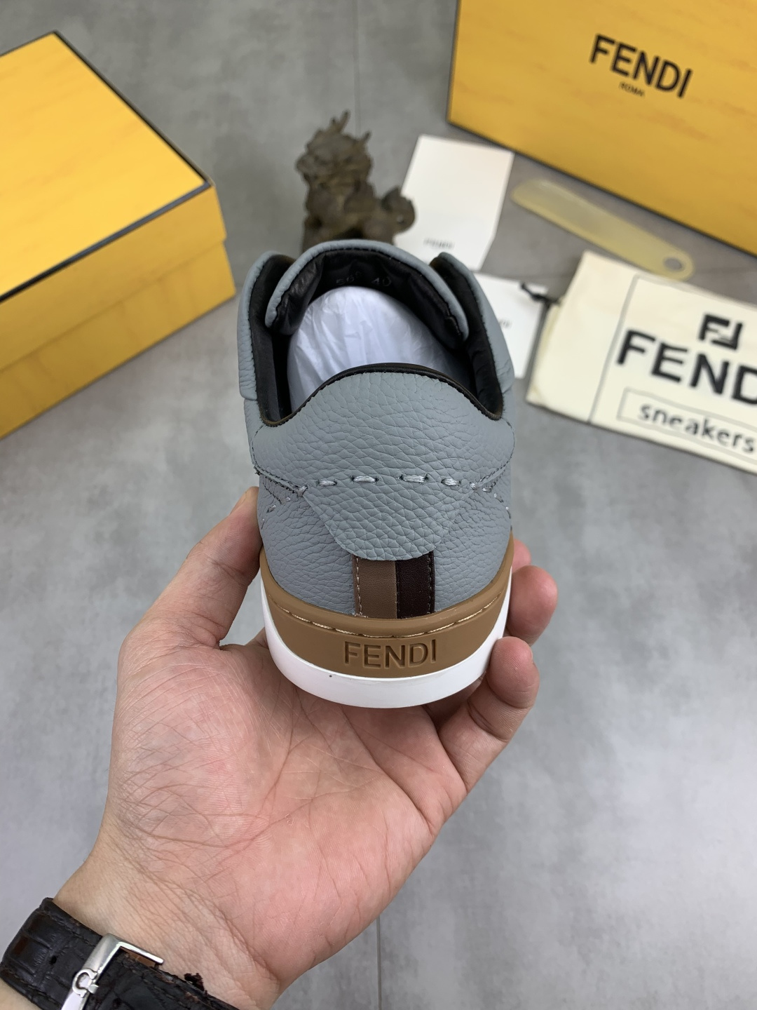 Cheap Fendi Sneakers For Men in 234332, $85 USD- [IB234332] - Replica Fendi Sneakers For Men