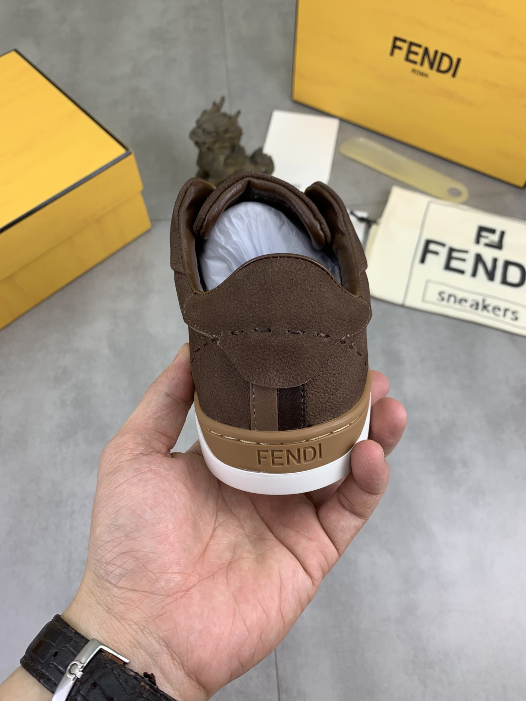Cheap Fendi Sneakers For Men in 234334, $85 USD- [IB234334] - Replica Fendi Sneakers For Men