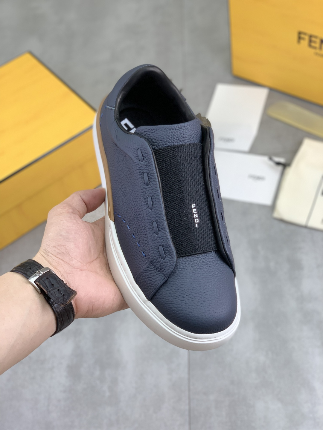 Cheap Fendi Sneakers For Men in 234335, $85 USD- [IB234335] - Replica Fendi Sneakers For Men