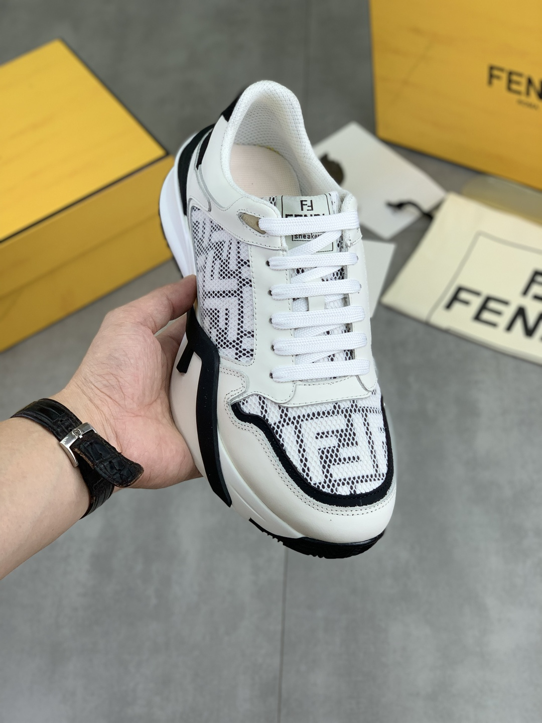 Cheap Fendi Sneakers For Men in 234336, $85 USD- [IB234336] - Replica Fendi Sneakers For Men