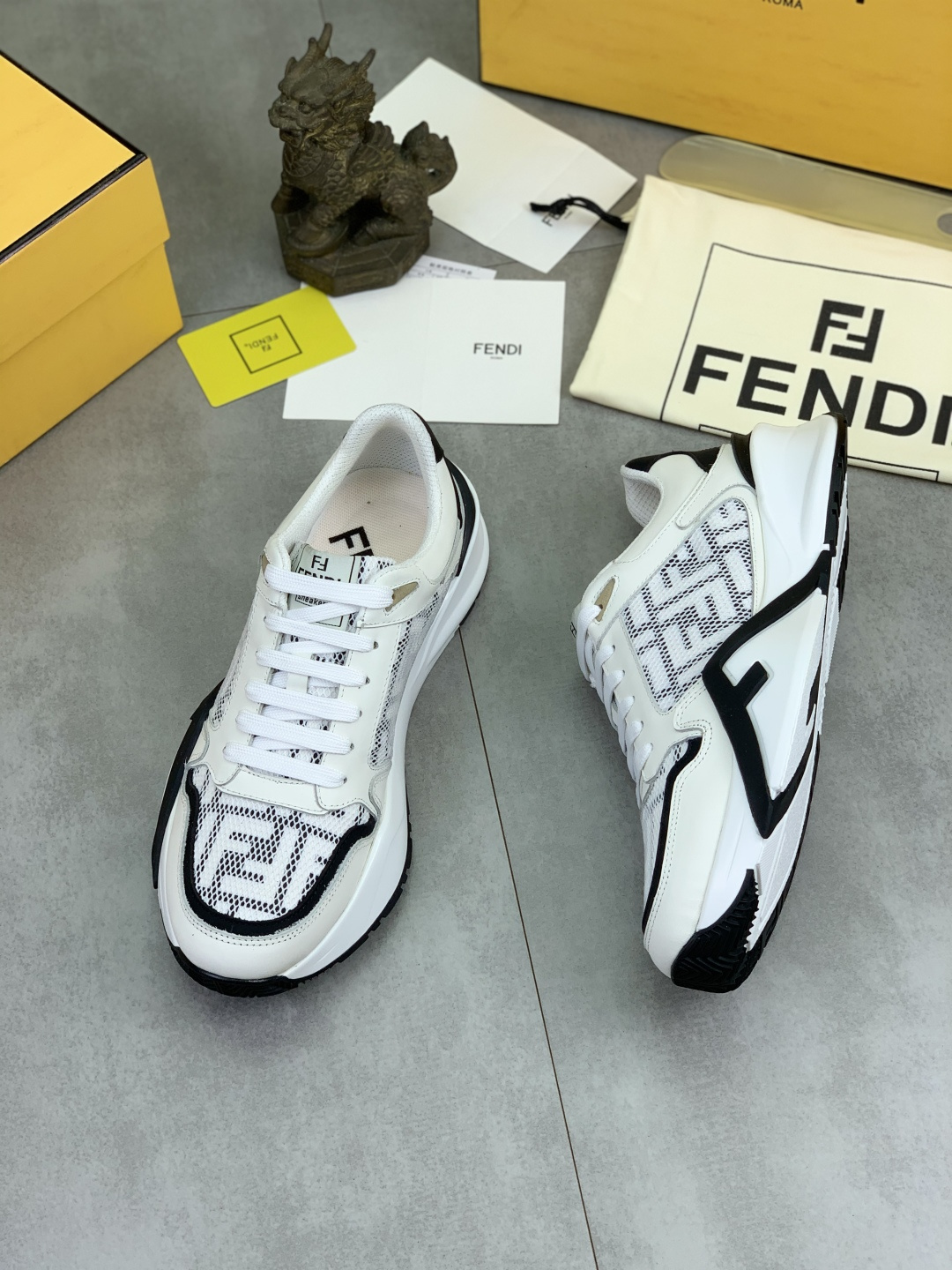 Cheap Fendi Sneakers For Men in 234336, $85 USD- [IB234336] - Replica Fendi Sneakers For Men