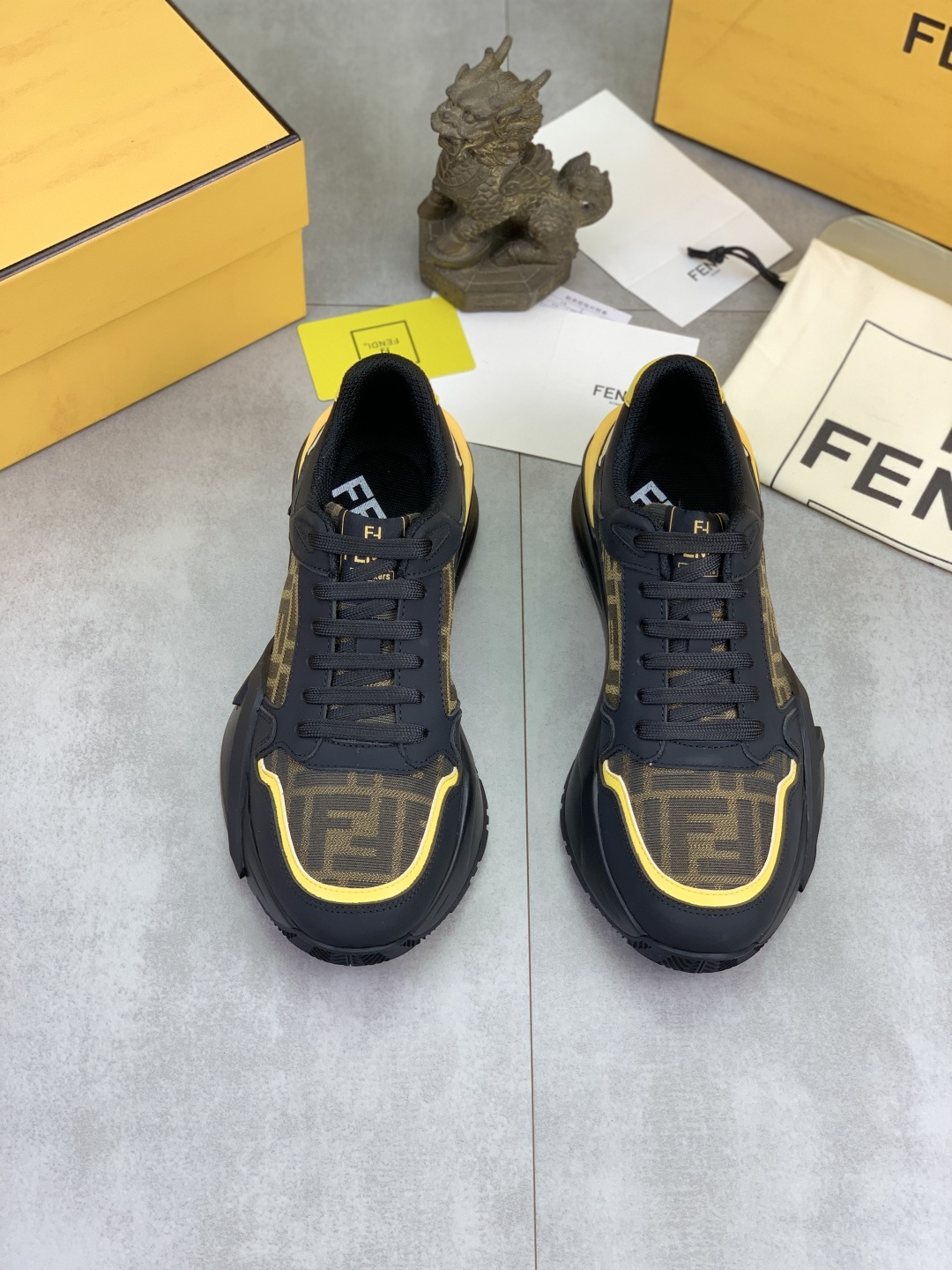 Cheap Fendi Sneakers For Men in 234337, $85 USD- [IB234337] - Replica Fendi Sneakers For Men