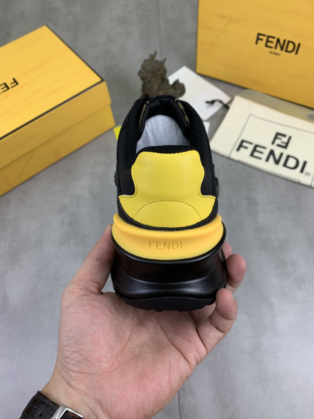 Cheap Fendi Sneakers For Men in 234337, $85 USD- [IB234337] - Replica Fendi Sneakers For Men