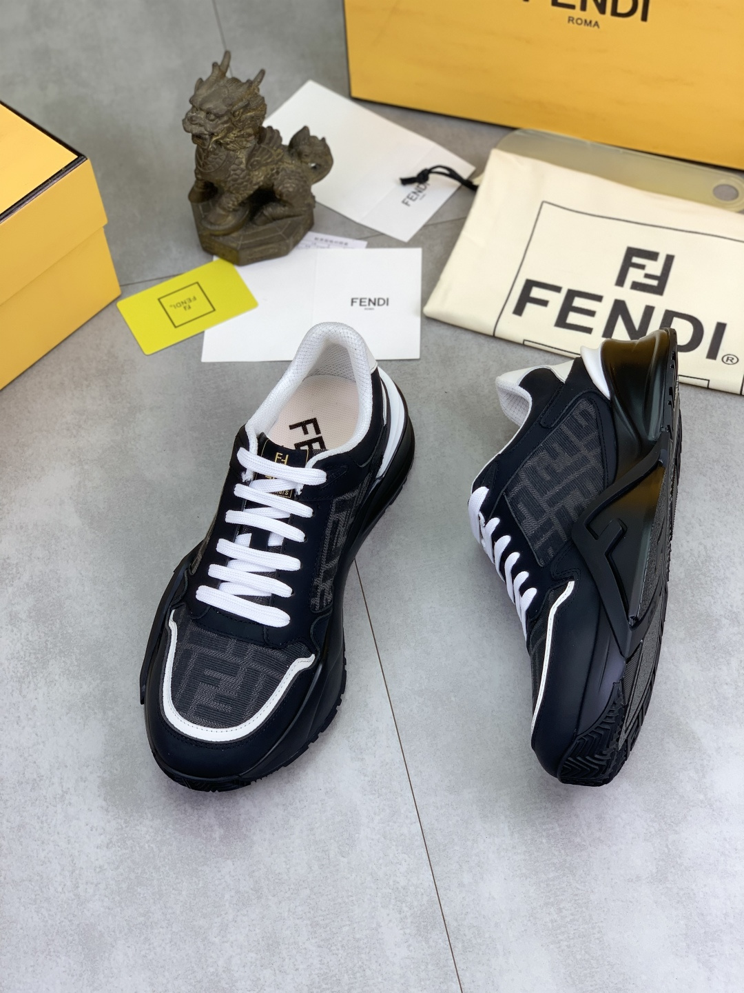 Cheap Fendi Sneakers For Men in 234338, $85 USD- [IB234338] - Replica Fendi Sneakers For Men