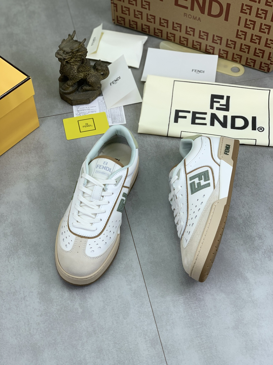 Cheap Fendi Sneakers For Men in 234341, $85 USD- [IB234341] - Replica Fendi Sneakers For Men