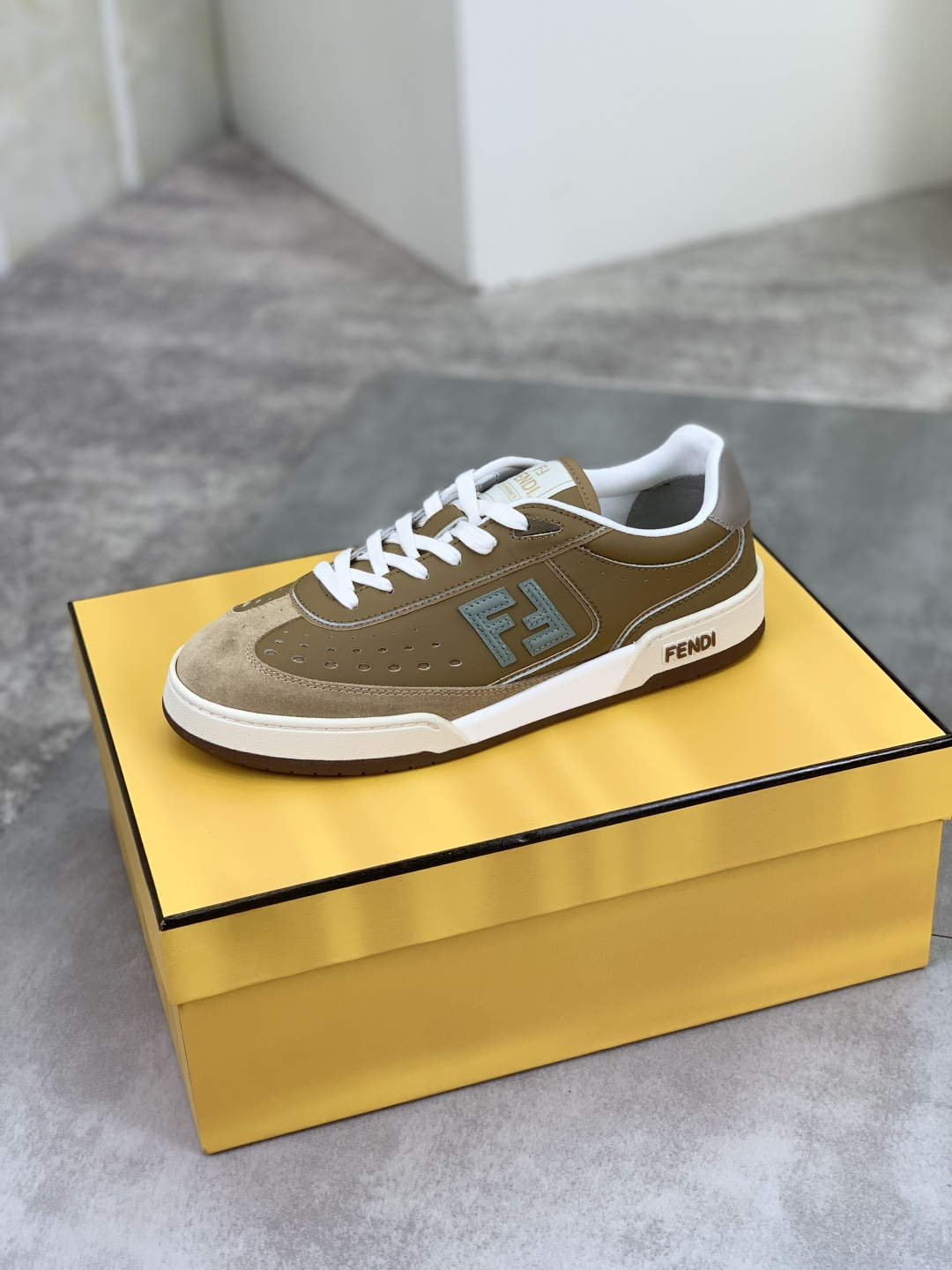 Cheap Fendi Sneakers For Men in 234343, $85 USD- [IB234343] - Replica Fendi Sneakers For Men