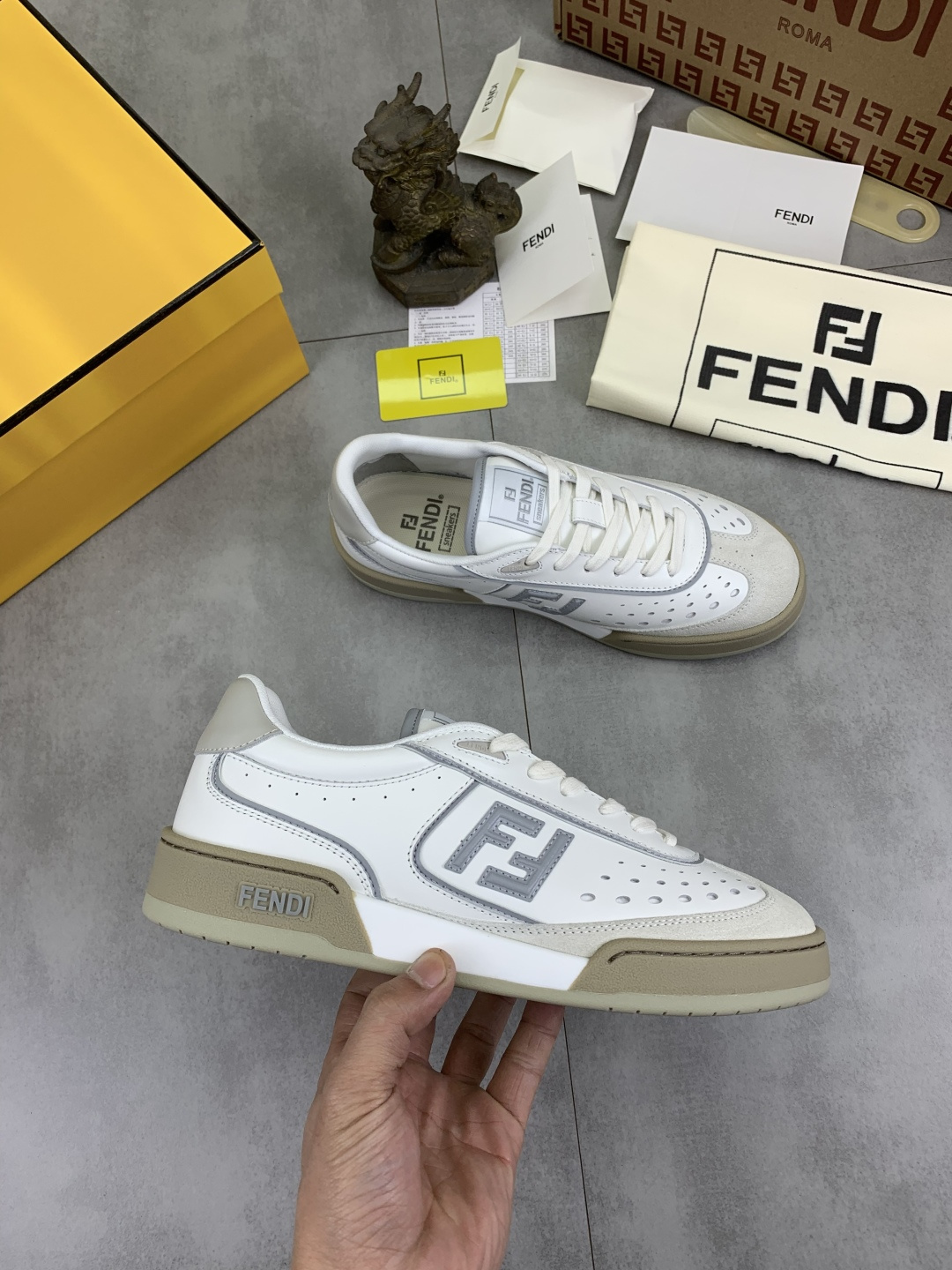 Cheap Fendi Sneakers For Men in 234344, $85 USD- [IB234344] - Replica Fendi Sneakers For Men