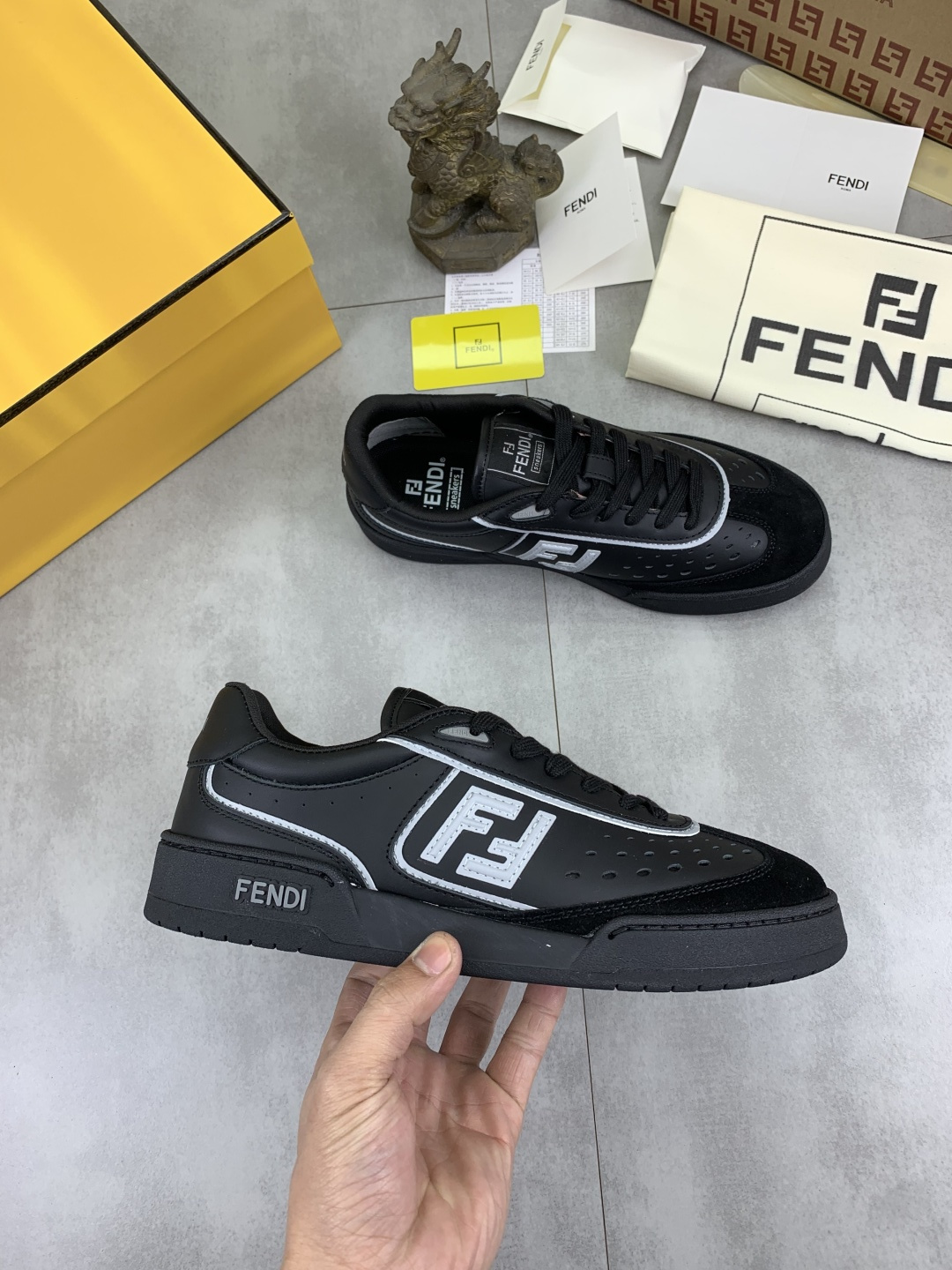 Cheap Fendi Sneakers For Men in 234345, $85 USD- [IB234345] - Replica Fendi Sneakers For Men