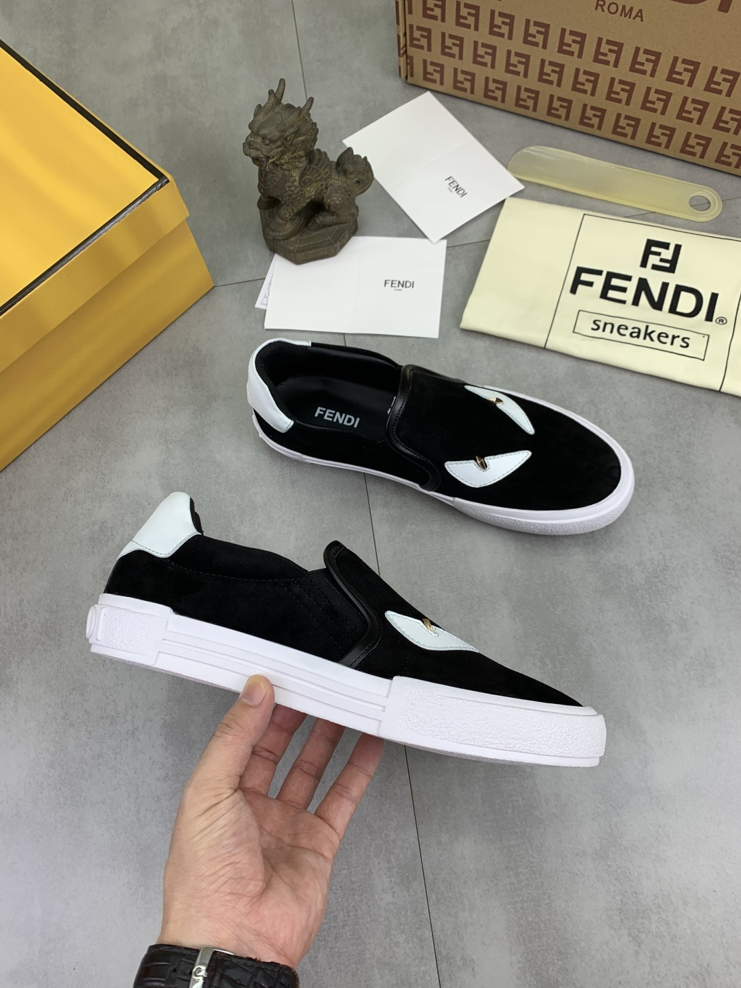 Cheap Fendi Sneakers For Men in 234349, $75 USD- [IB234349] - Replica Fendi Sneakers For Men