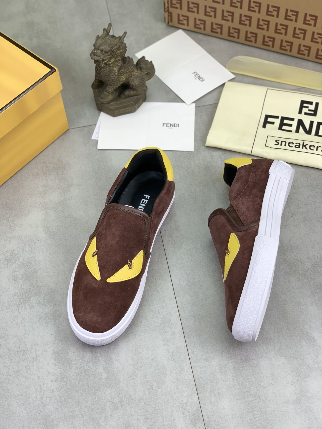 Cheap Fendi Sneakers For Men in 234351, $75 USD- [IB234351] - Replica Fendi Sneakers For Men