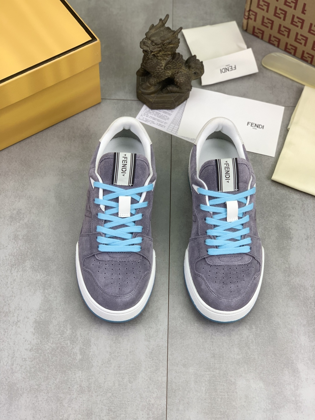 Cheap Fendi Sneakers For Men in 234353, $85 USD- [IB234353] - Replica Fendi Sneakers For Men