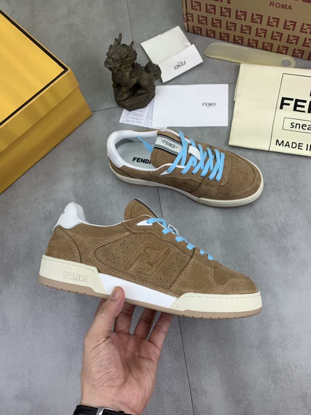 Cheap Fendi Sneakers For Men in 234354, $85 USD- [IB234354] - Replica Fendi Sneakers For Men