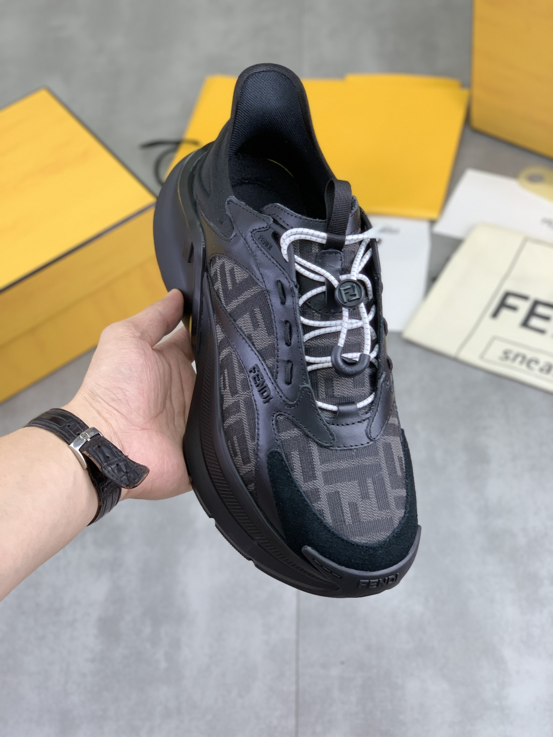 Cheap Fendi Sneakers For Men in 234370, $95 USD- [IB234370] - Replica Fendi Sneakers For Men