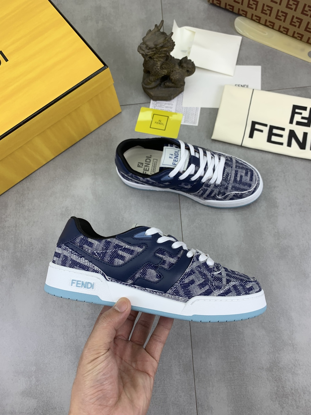 Cheap Fendi Sneakers For Men in 234377, $85 USD- [IB234377] - Replica Fendi Sneakers For Men