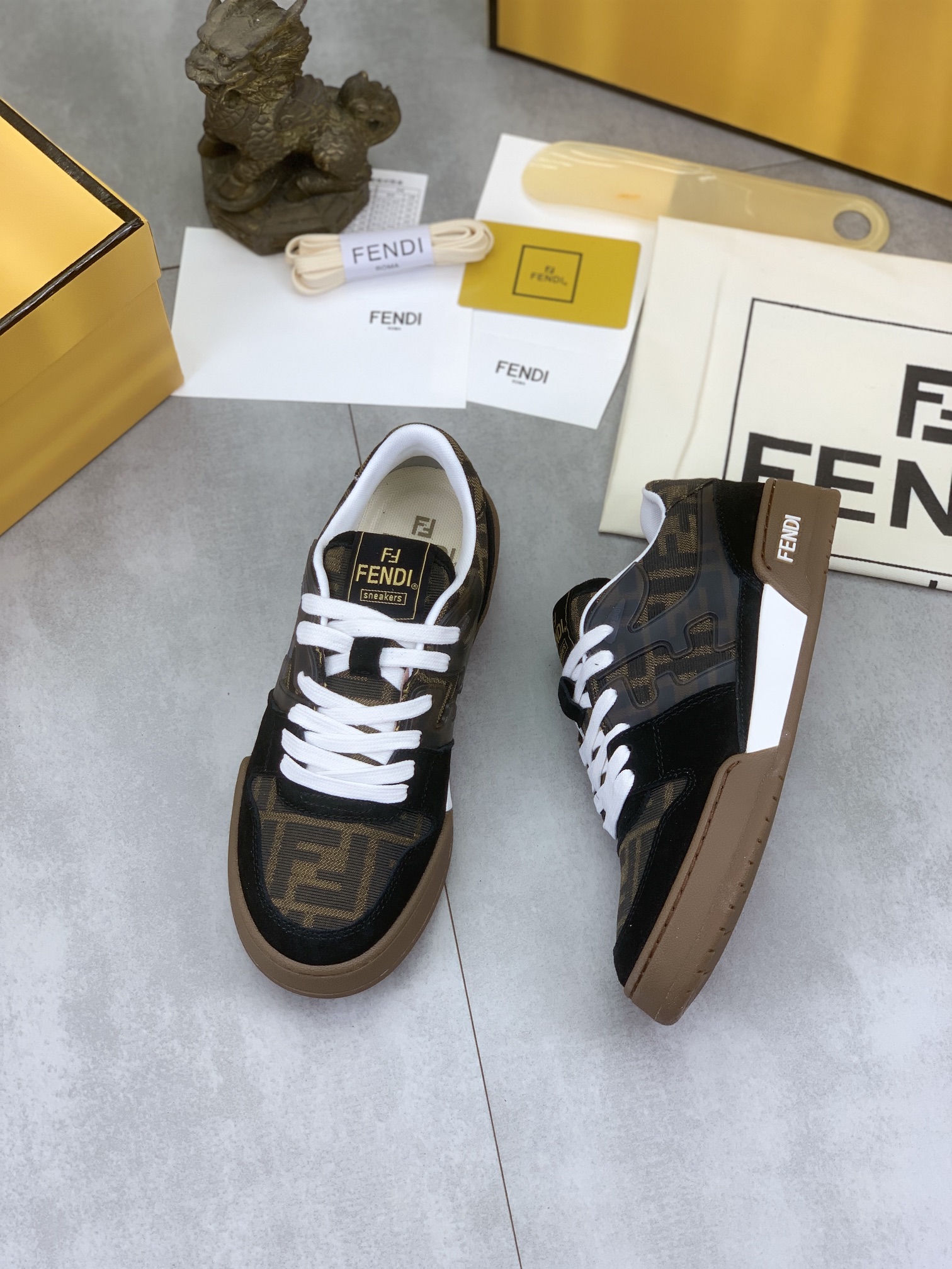 Cheap Fendi Sneakers For Women in 234381, $85 USD- [IB234381] - Replica Fendi Sneakers For Women