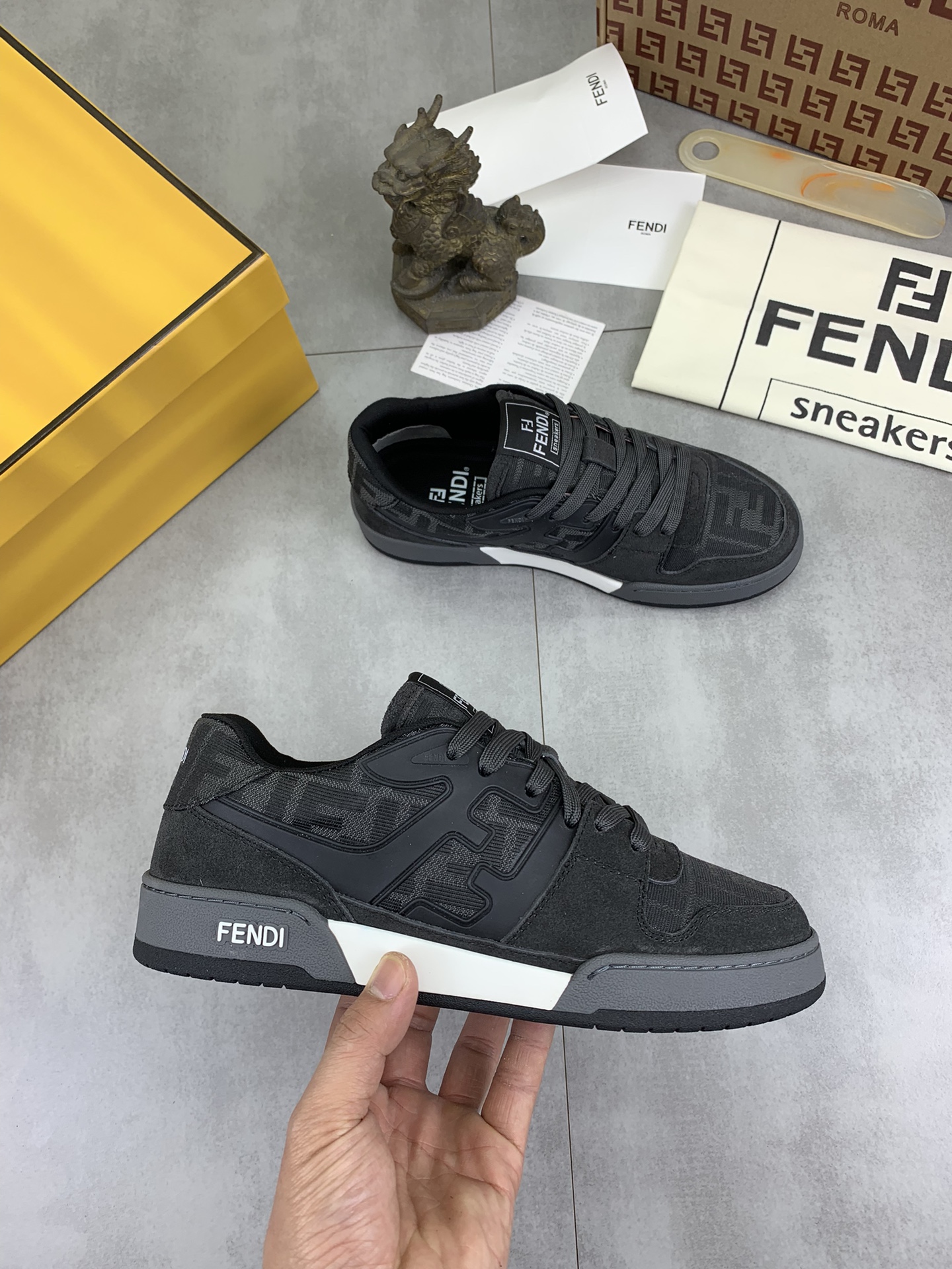 Cheap Fendi Sneakers For Men in 234386, $85 USD- [IB234386] - Replica Fendi Sneakers For Men