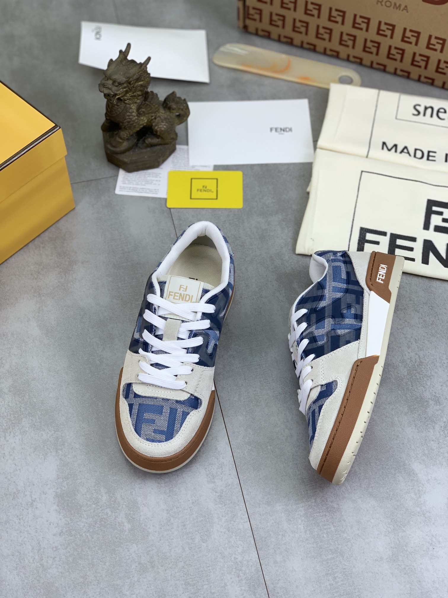 Cheap Fendi Sneakers For Men in 234387, $85 USD- [IB234387] - Replica Fendi Sneakers For Men