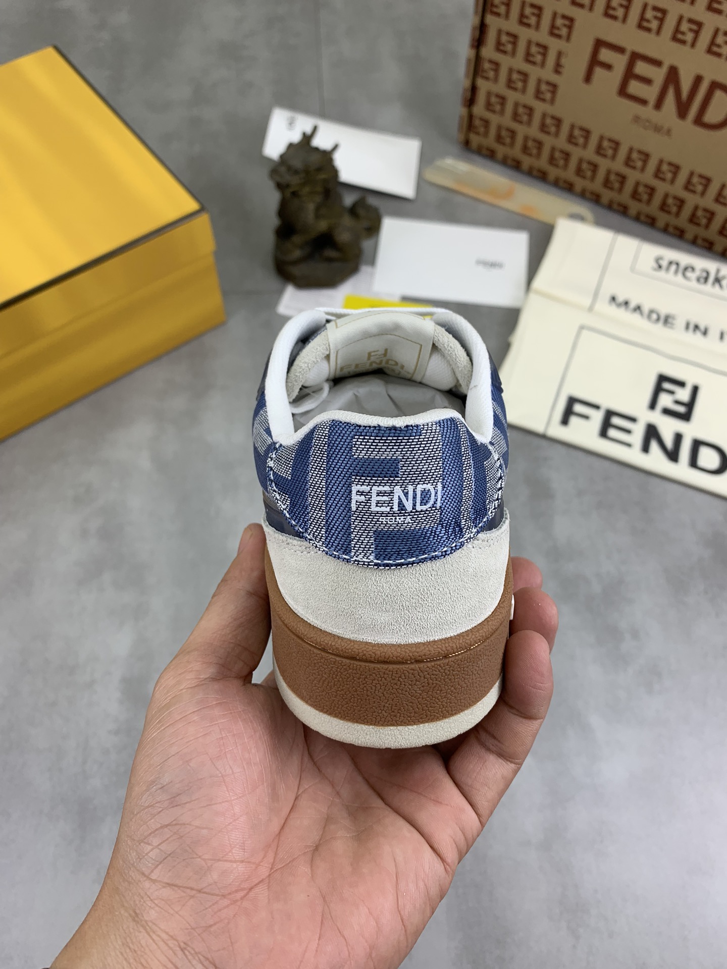 Cheap Fendi Sneakers For Men in 234387, $85 USD- [IB234387] - Replica Fendi Sneakers For Men