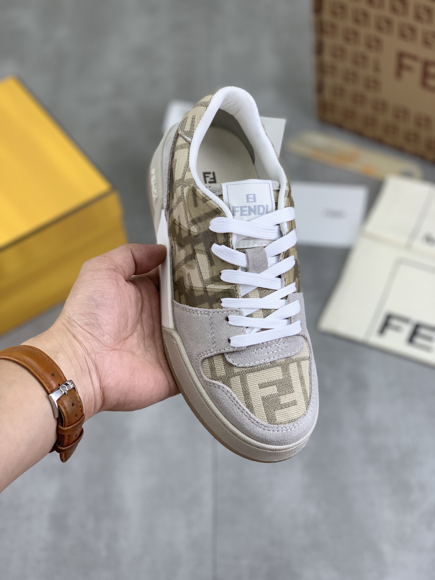 Cheap Fendi Sneakers For Men in 234388, $85 USD- [IB234388] - Replica Fendi Sneakers For Men