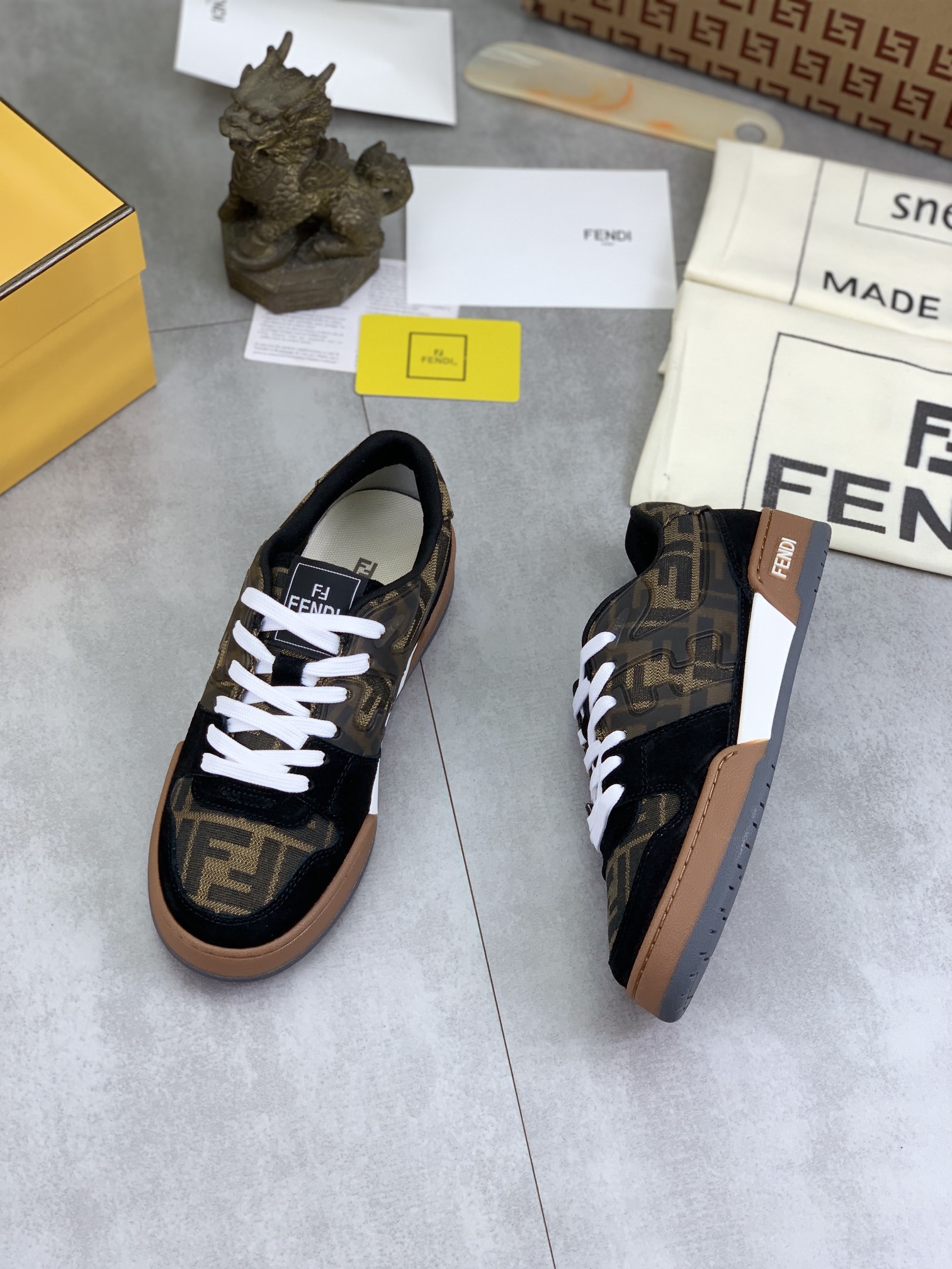 Cheap Fendi Sneakers For Men in 234390, $85 USD- [IB234390] - Replica Fendi Sneakers For Men