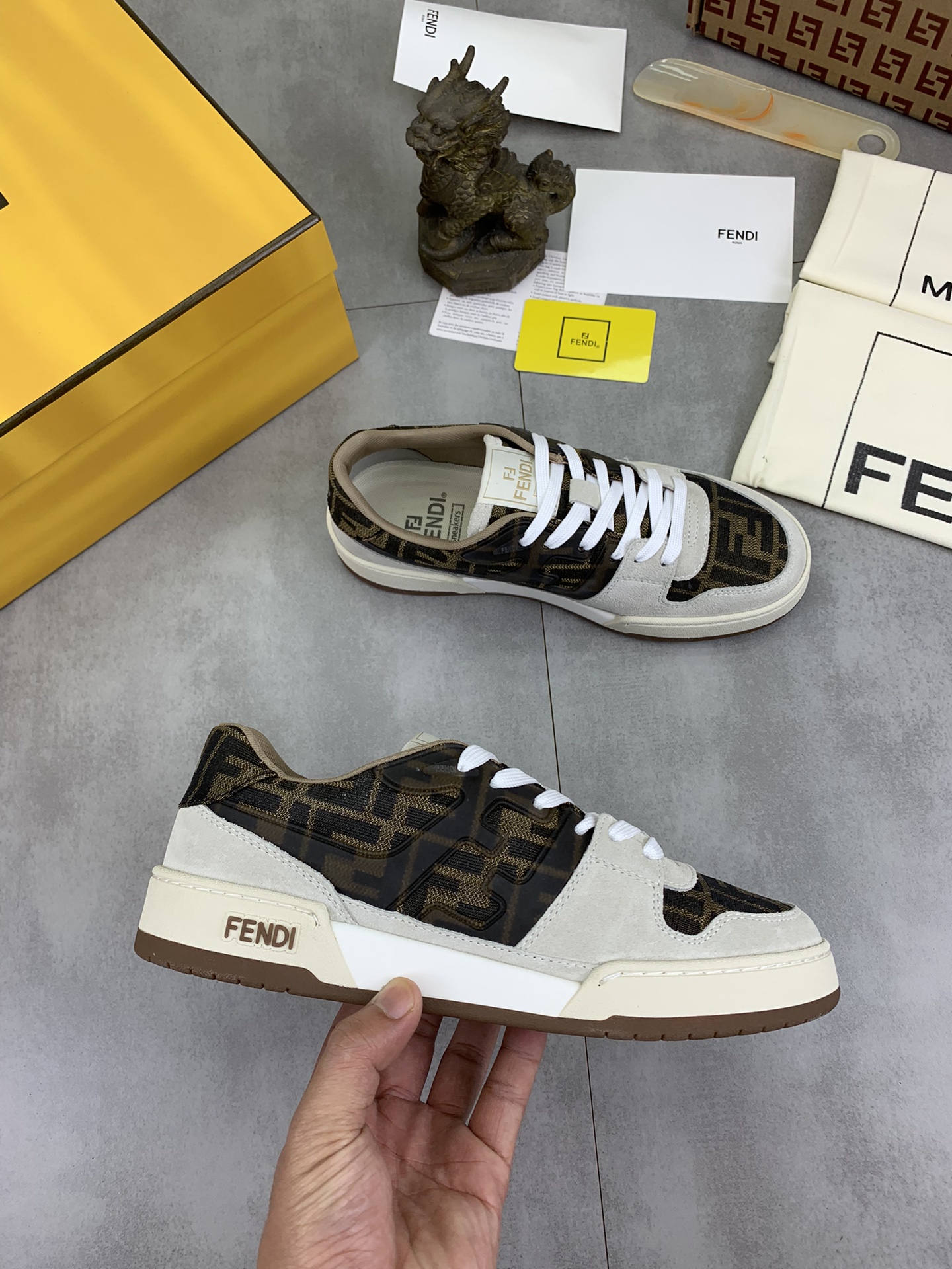 Cheap Fendi Sneakers For Men in 234391, $85 USD- [IB234391] - Replica Fendi Sneakers For Men