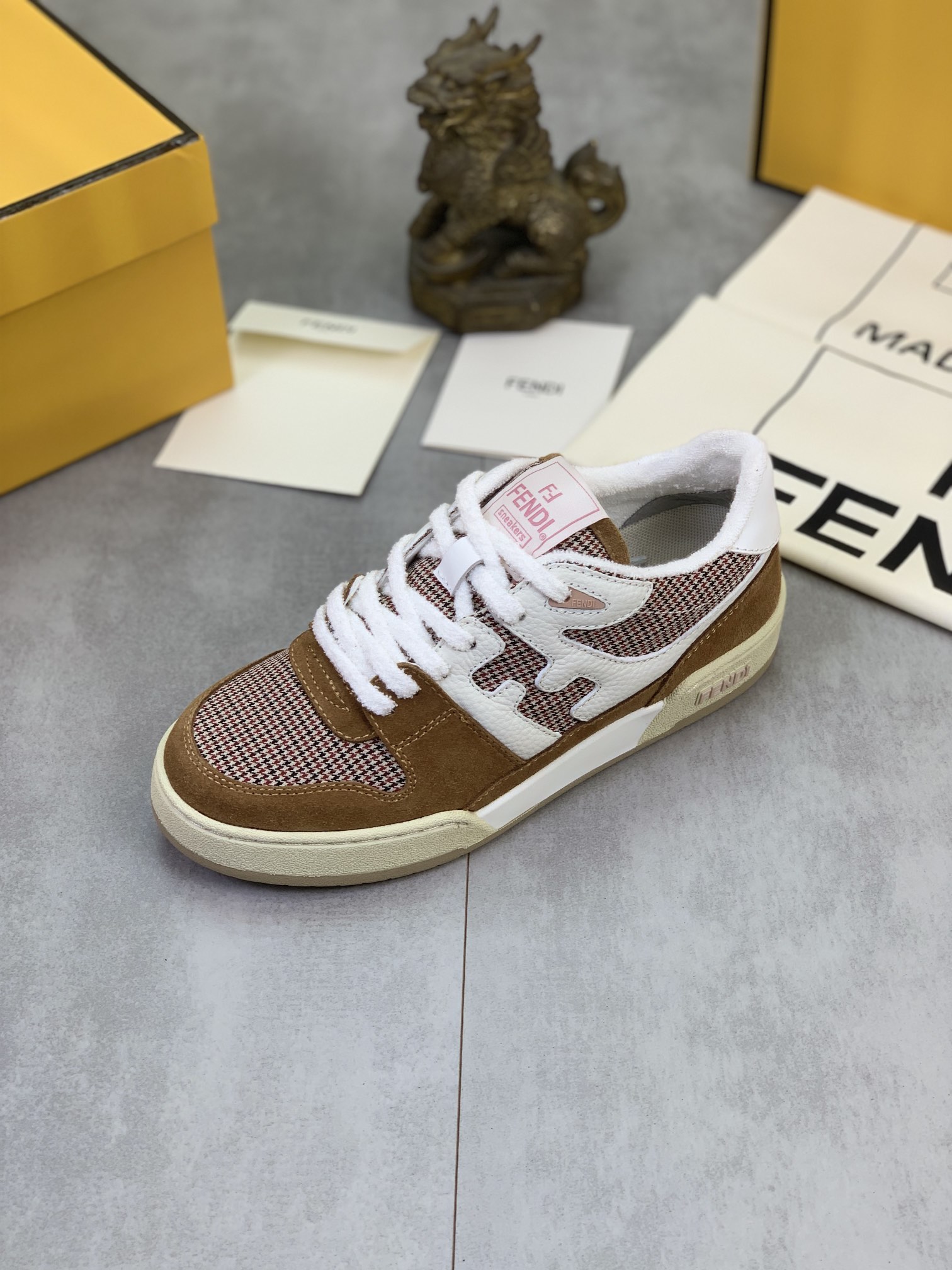 Cheap Fendi Sneakers For Men in 234393, $85 USD- [IB234393] - Replica Fendi Sneakers For Men