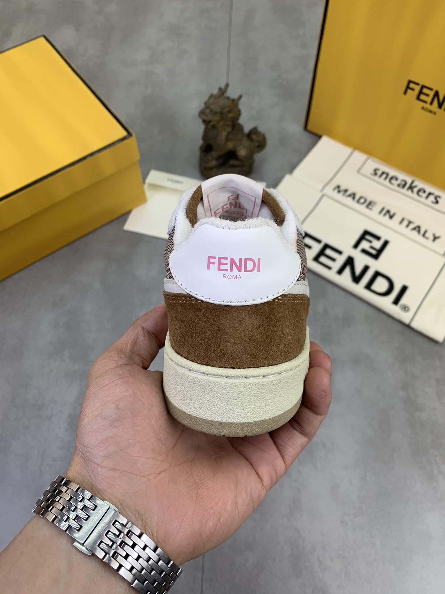 Cheap Fendi Sneakers For Men in 234393, $85 USD- [IB234393] - Replica Fendi Sneakers For Men