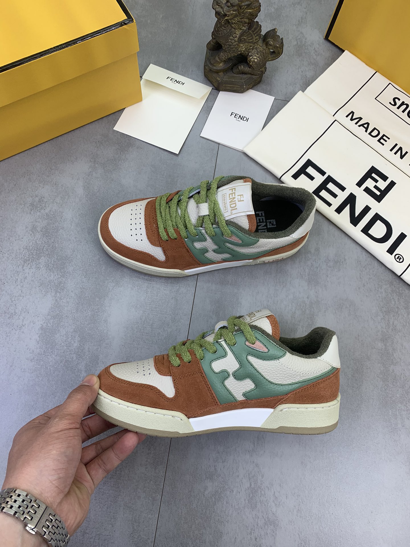 Cheap Fendi Sneakers For Men in 234394, $85 USD- [IB234394] - Replica Fendi Sneakers For Men