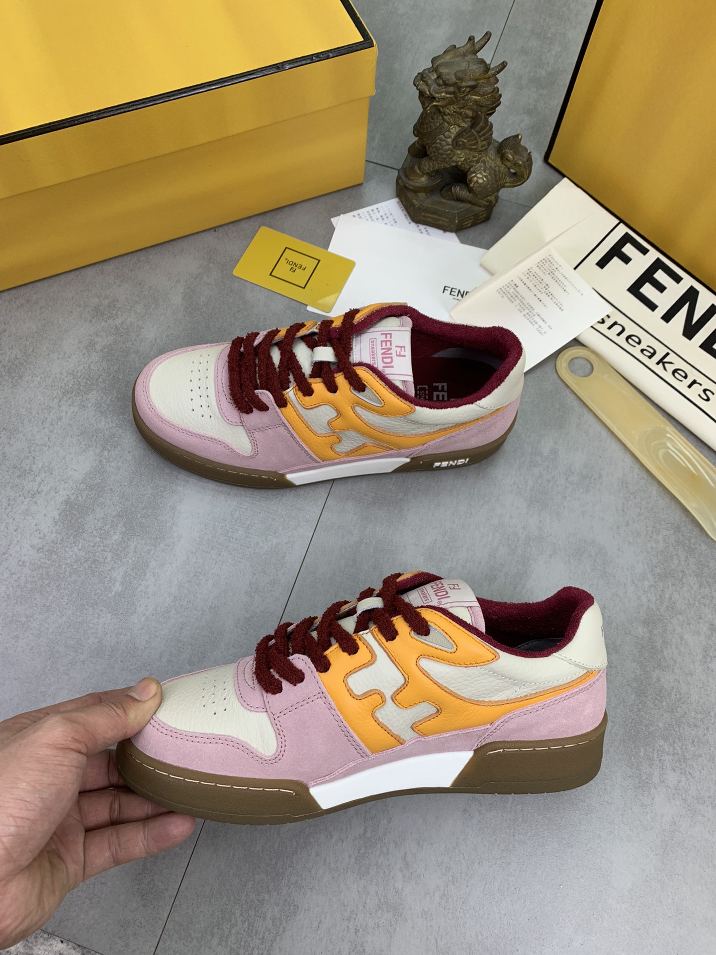 Cheap Fendi Sneakers For Men in 234403, $85 USD- [IB234403] - Replica Fendi Sneakers For Men