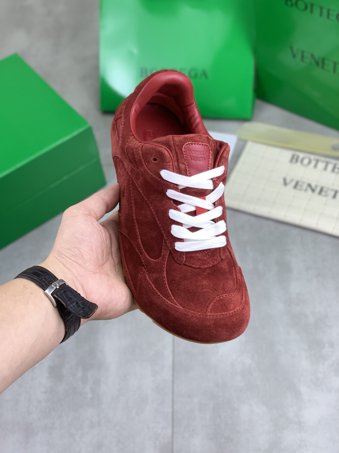 Cheap Bottega Veneta Sneakers For Men in 234417, $85 USD- [IB234417] - Replica Bottega Veneta Sneakers For Men