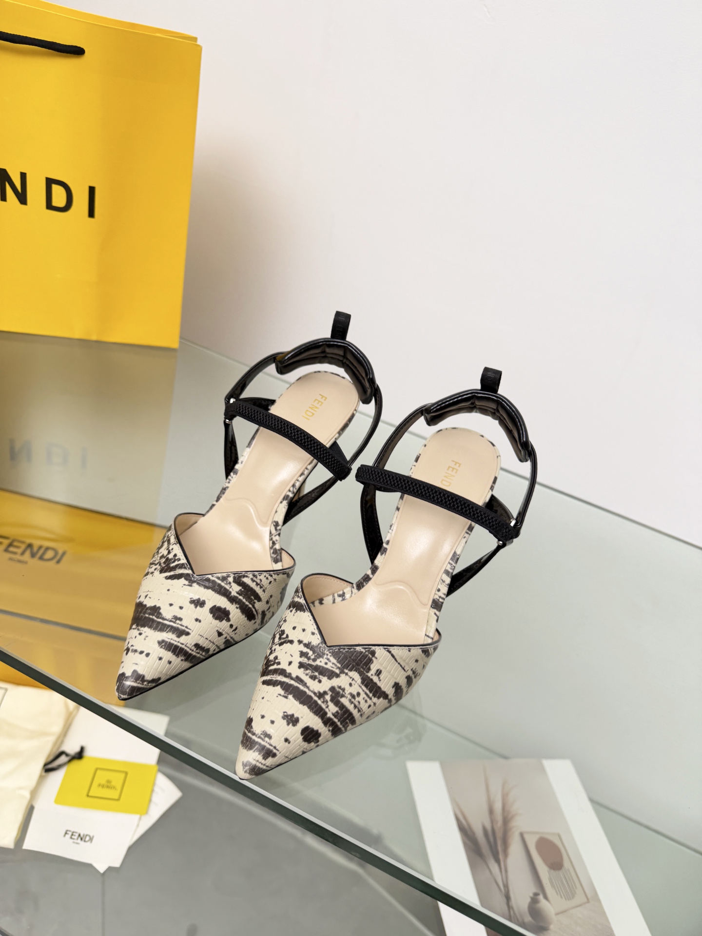 Cheap Fendi Slippers For Women in 234423, $80 USD- [IB234423] - Replica Fendi Slippers For Women