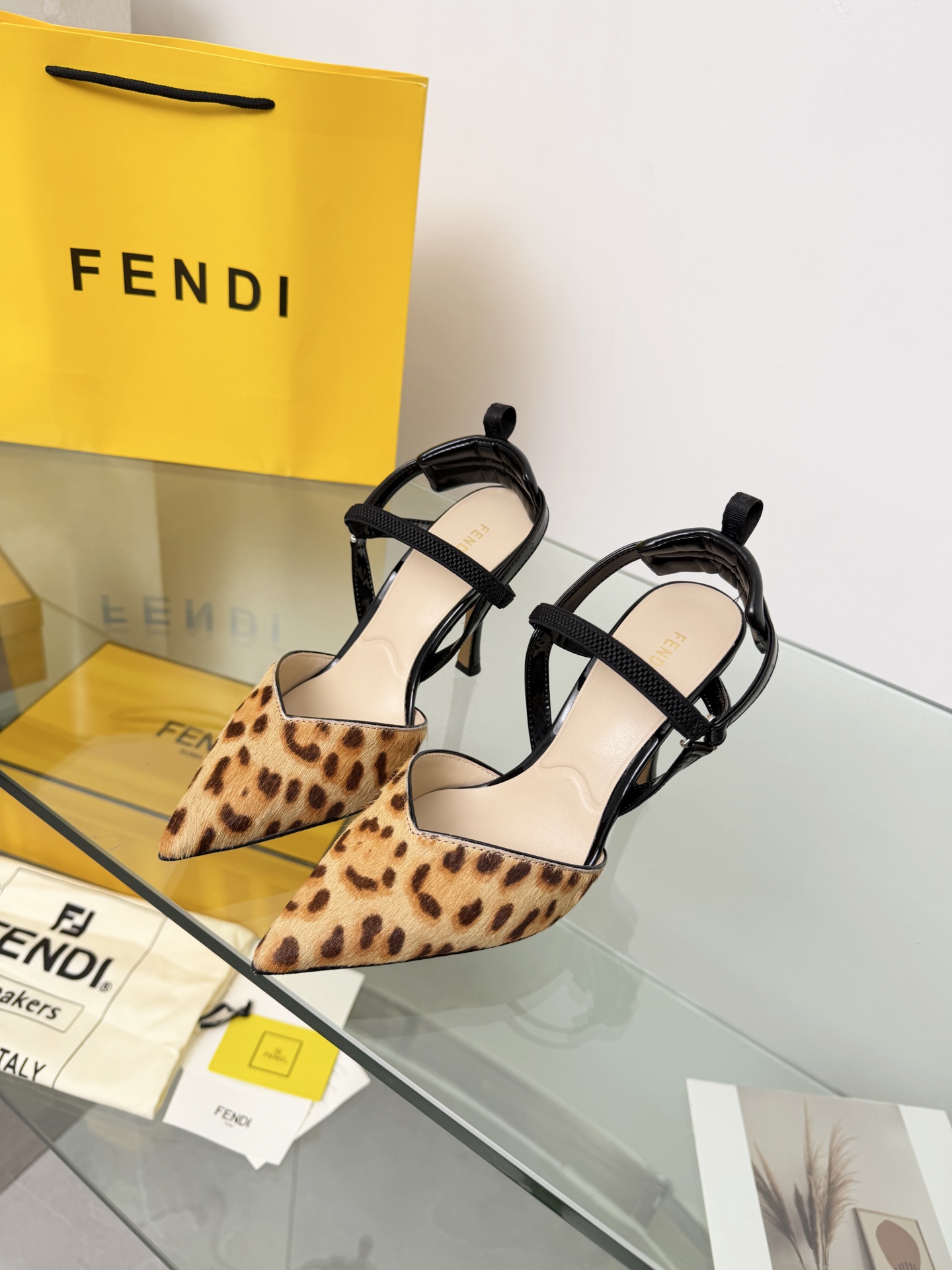 Cheap Fendi Slippers For Women in 234424, $80 USD- [IB234424] - Replica Fendi Slippers For Women