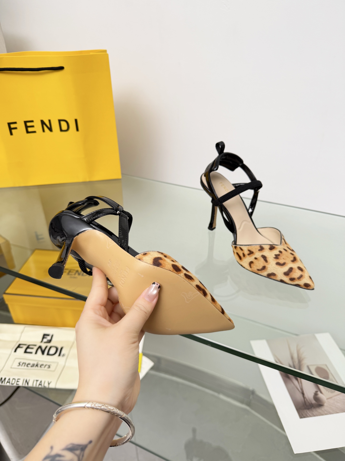 Cheap Fendi Slippers For Women in 234424, $80 USD- [IB234424] - Replica Fendi Slippers For Women