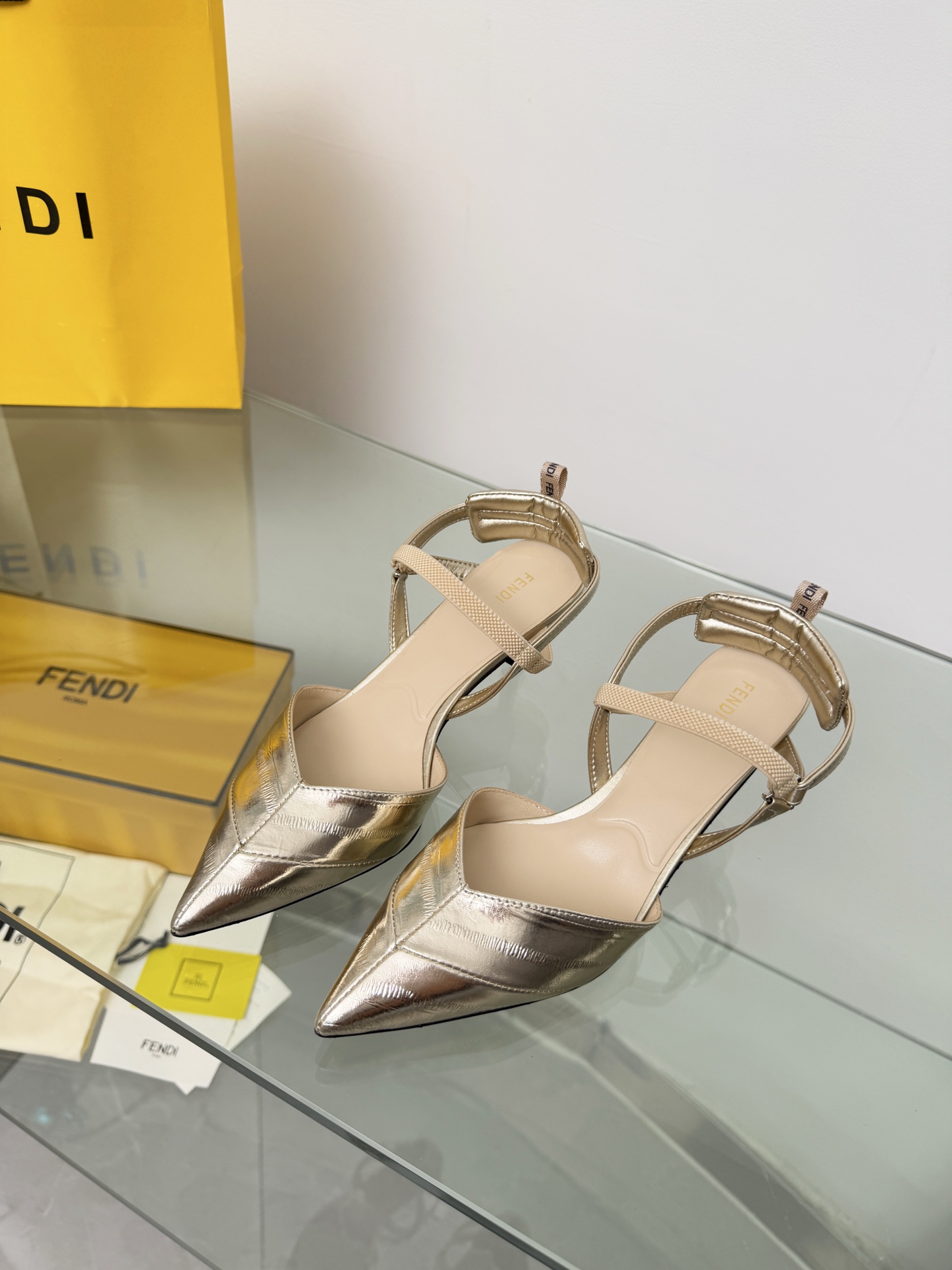 Cheap Fendi Slippers For Women in 234425, $80 USD- [IB234425] - Replica Fendi Slippers For Women
