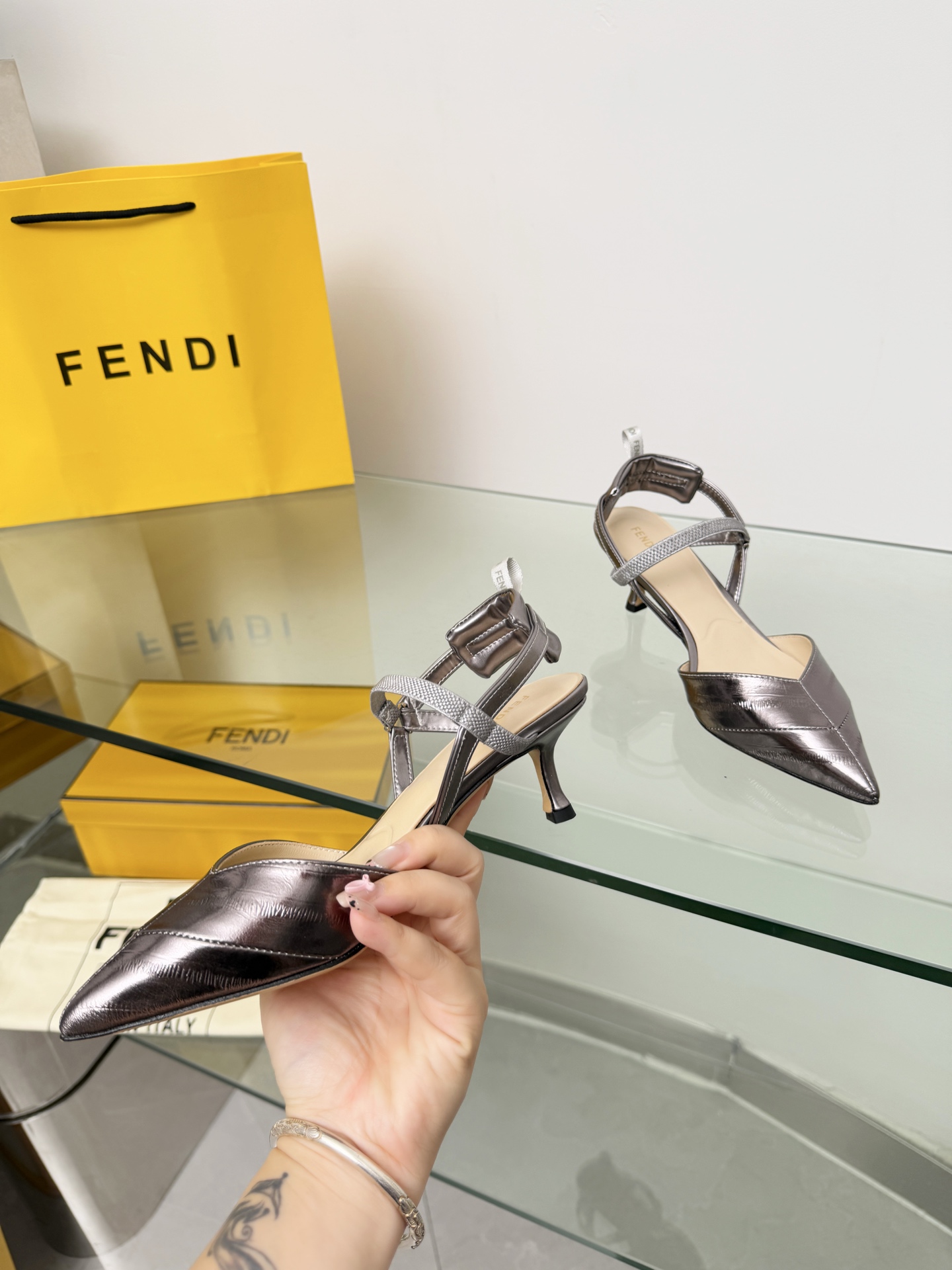 Cheap Fendi Slippers For Women in 234426, $80 USD- [IB234426] - Replica Fendi Slippers For Women